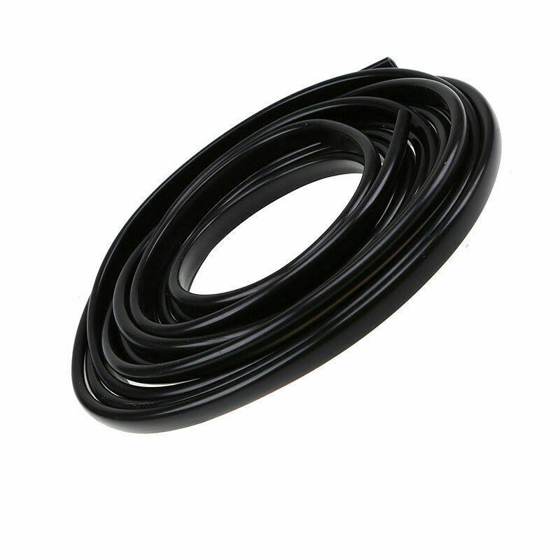 1PC Moulding Trim Rubber Strip Car Door Scratch Protector Edge Guard Cover Black