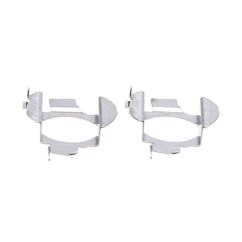 2Pcs Sliver H7 HID LED Headlight Car Auto Adapter Retainer Holders For VW Bora