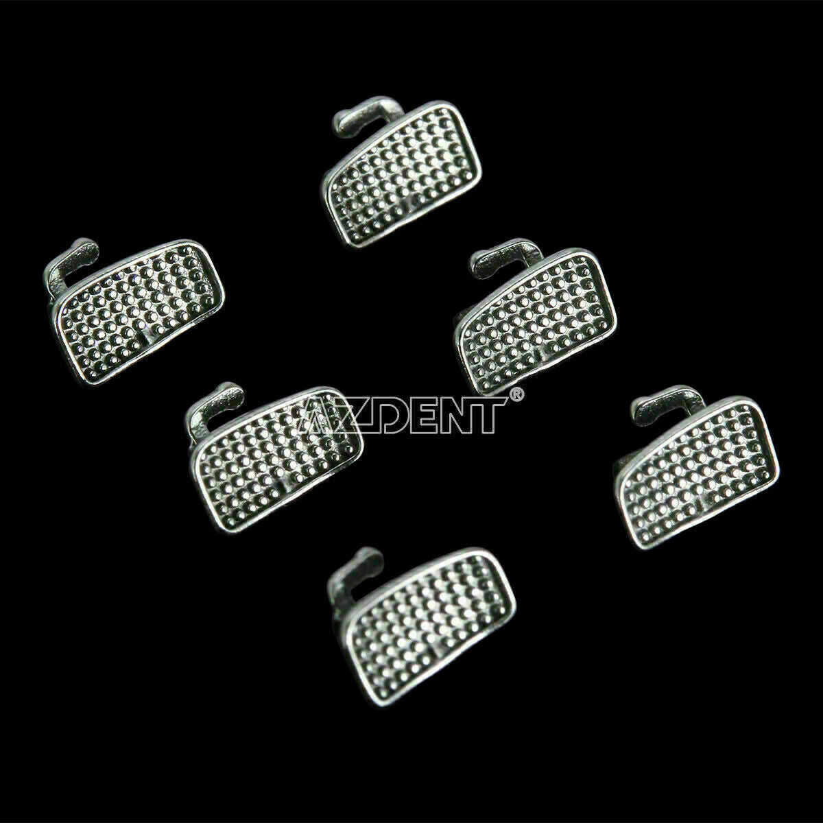 5Packs 1st Molar Bondable Monoblock Non-Convertible MBT.022 Buccal Tube AZDENT