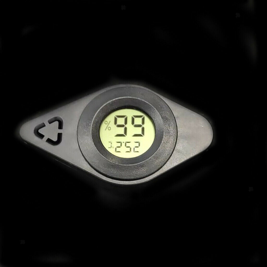 Digital humidity temperature display guitar thermometer humidifier
