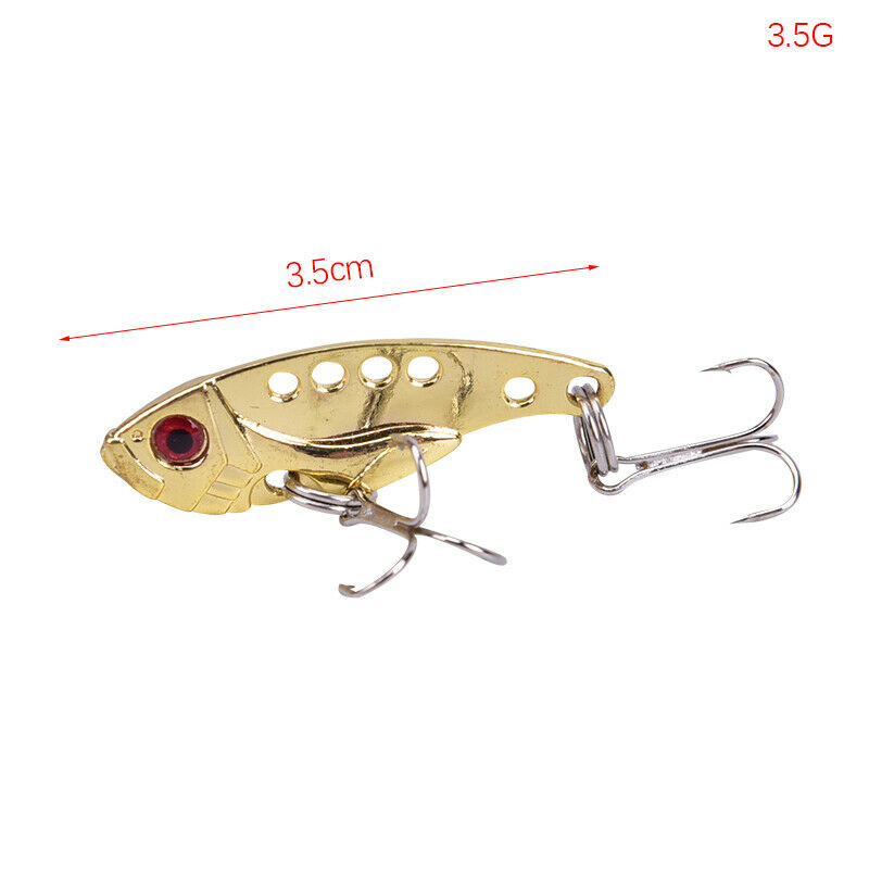 4pcs/lot Metal Fishing Lure VIB 3.5cm/3.5g Bass Artificial Hard Bait Cicada L.DD