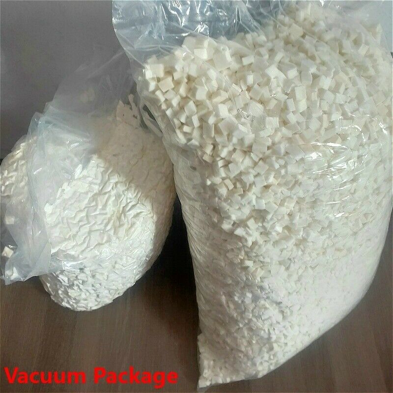 500g Natural Latex Fill Square Loose Stuffing for Pillows/Cushions Bean Bag DIY
