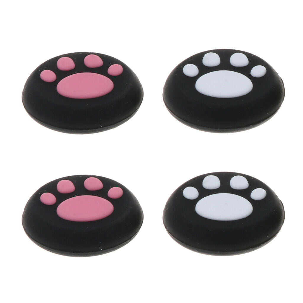 4x Cat Claw Shaped Analog Joystick  Cover Game Accs for PSV1000 2000