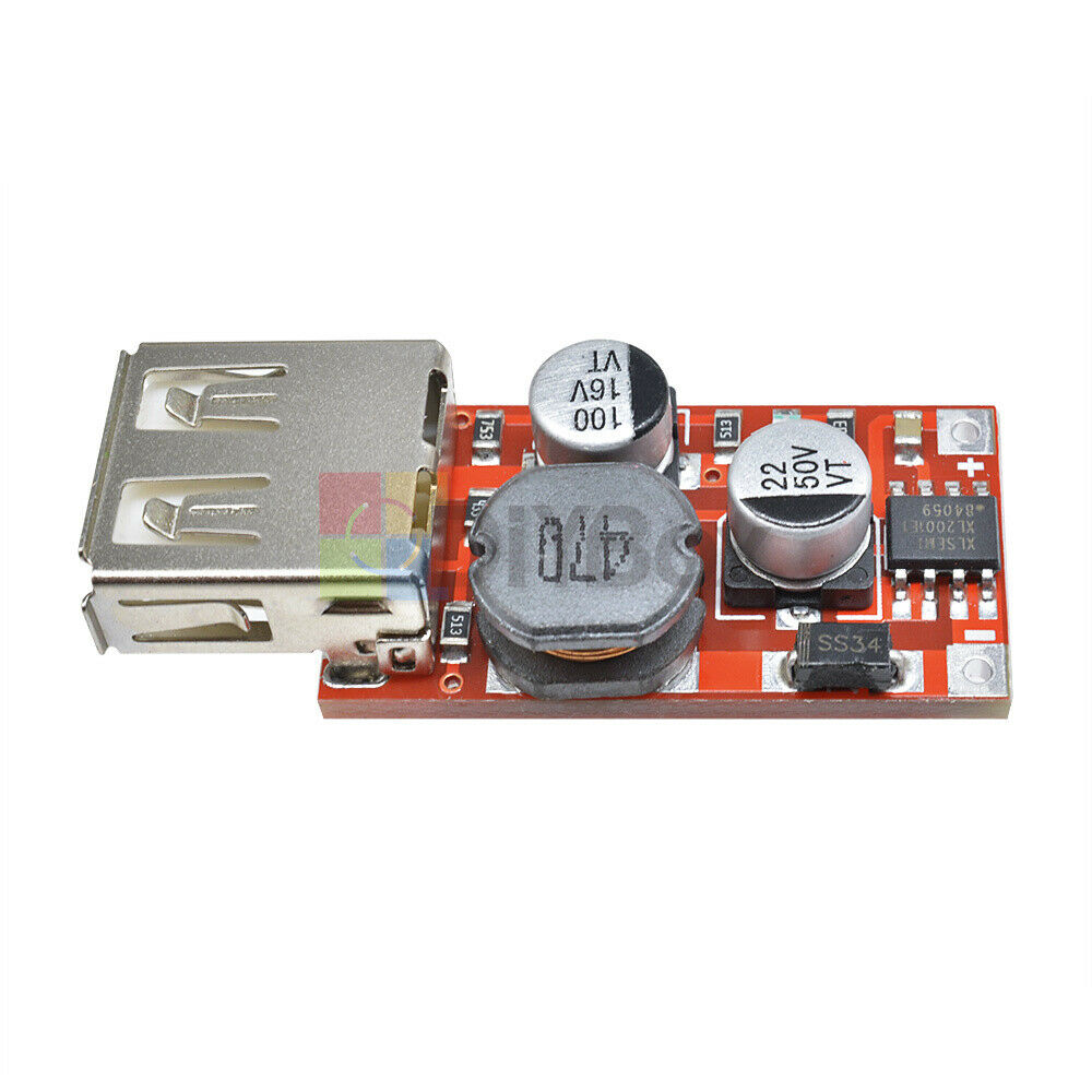 9V 12V 24V to 5V 3A CAR USB Charger Module DC-DC Buck Step Down Converter