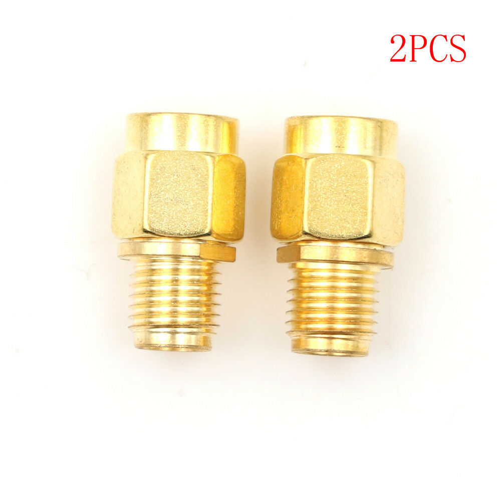 2 Pieces RF SMA Connector RP SMA Female to SMA Male Plug Connector Adapt.l8
