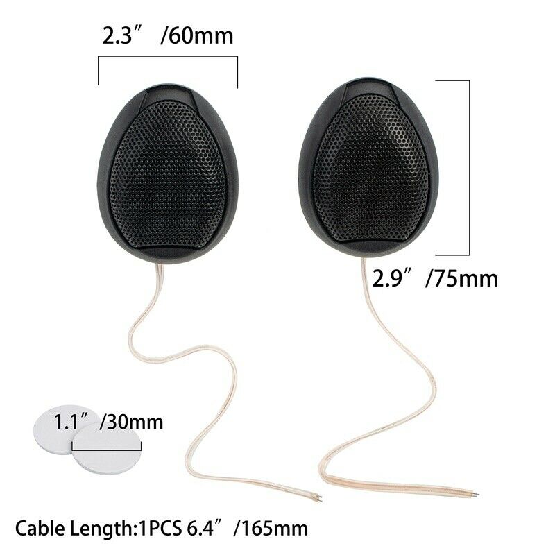 2pcs Universal 1000W Car Speaker Audio 4Î© Super Power Loud Dome Tweeter Speakers
