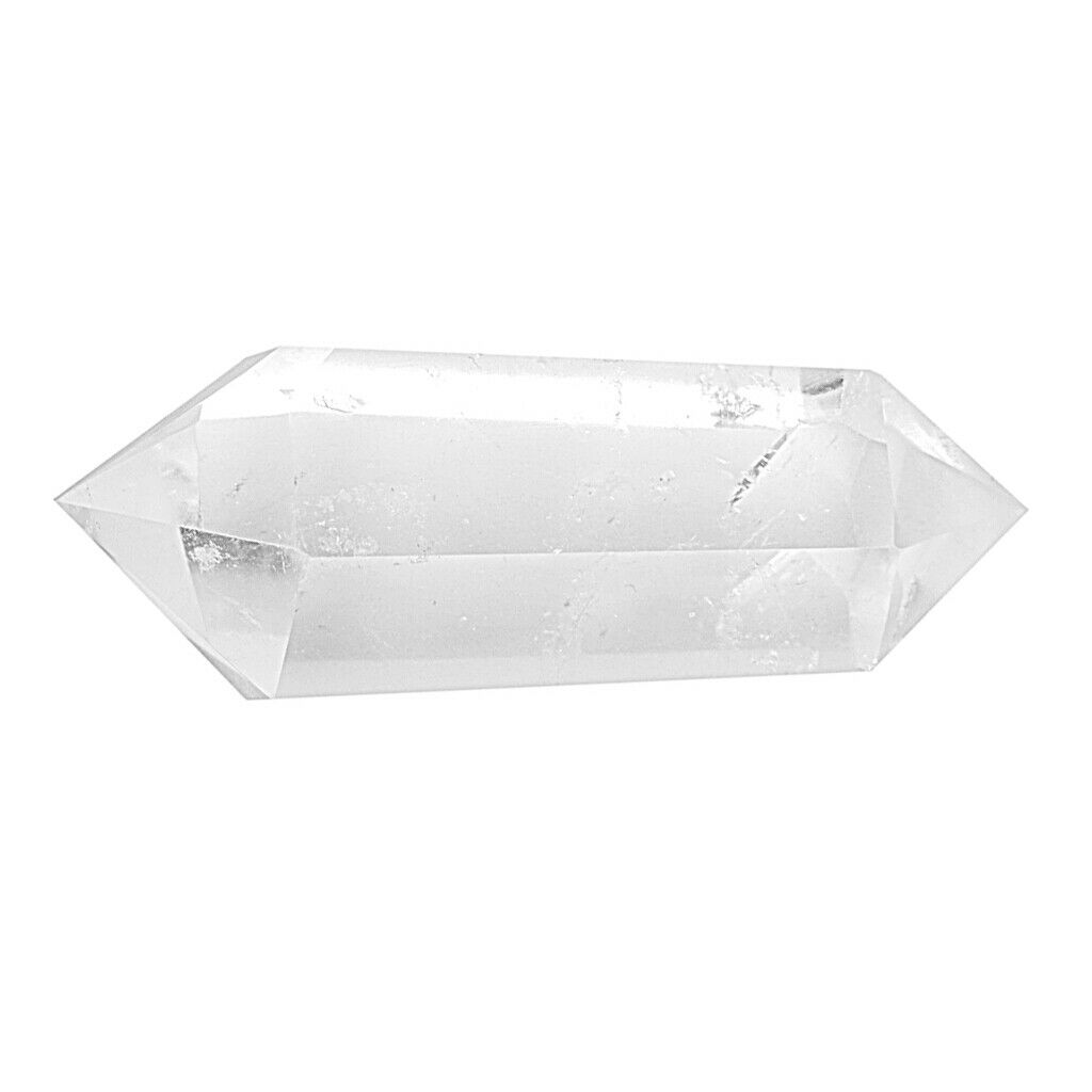 Jewelry Set Natural Quartz Double Crystal Points Transparent