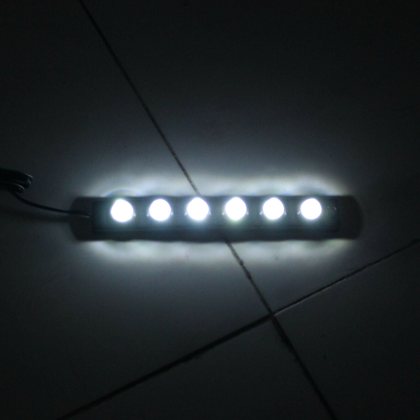 2Pcs 6 LED 12V Hawkey White Driving Fog Lamp DRL Daytime Running Lights For Benz