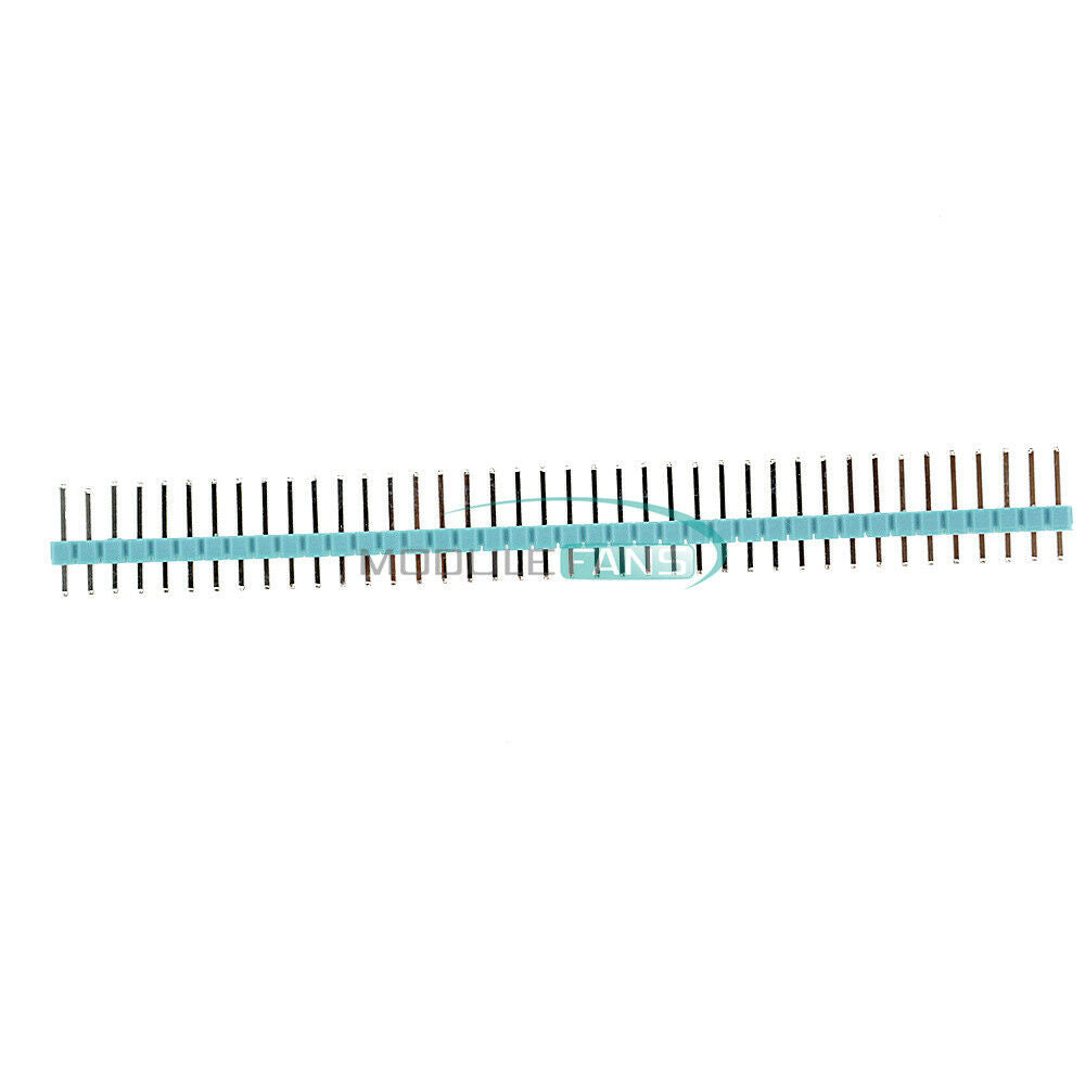 10PCS Green 40Pin 1x40P Male 2.54mm Single Row Breakable Pin Header M