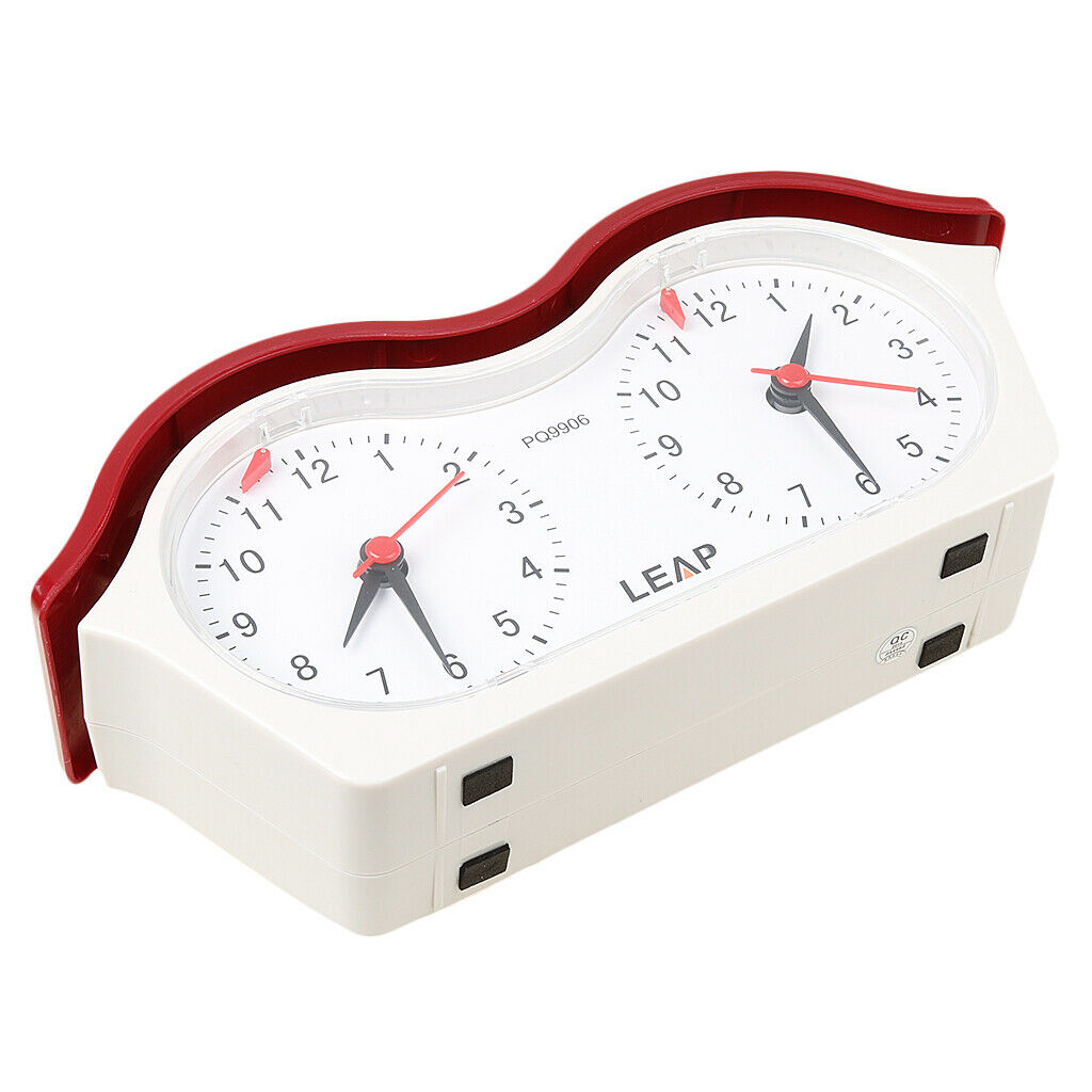 Portable Chess Clock Mechanical Tournament Count Up Down Timer No Battery