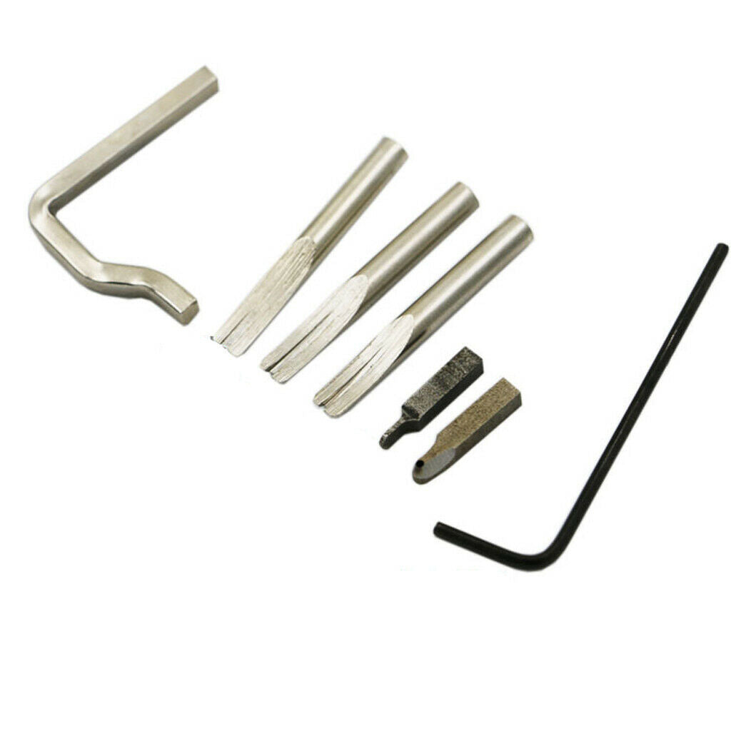 7-in-1 Adjustable Stitching Groover Set Crease Leathercraft Working Tools