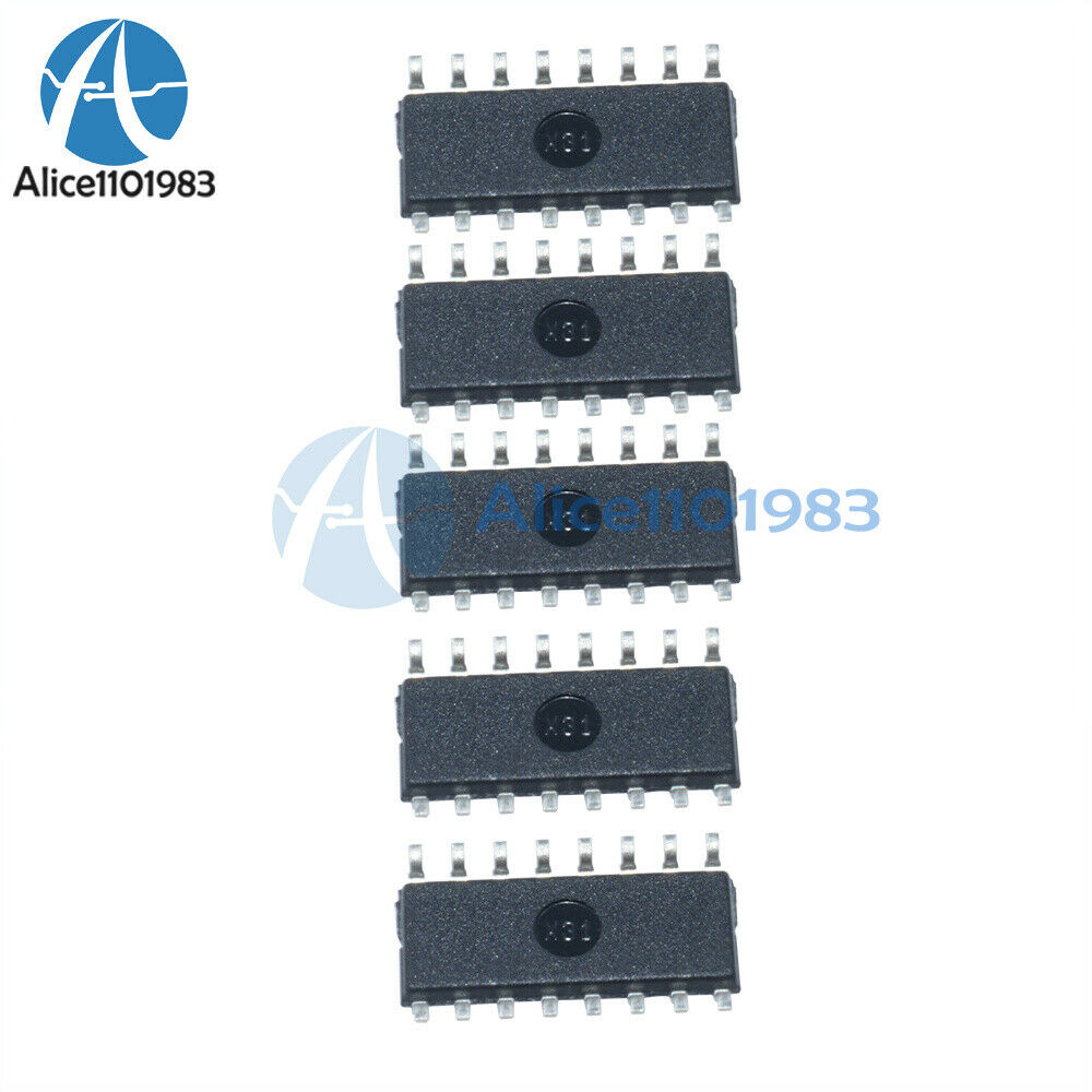 50PCS IC HCF4050M013TR HCF4050 BUFF/CNVRTR HEX N-INV 16SOIC ST NEW