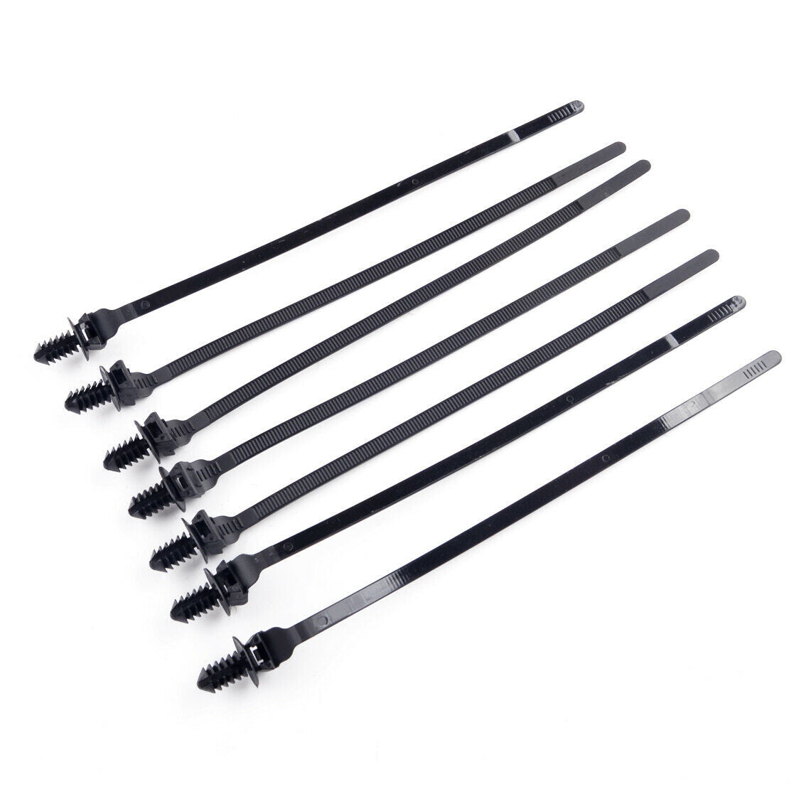 50x Push Clips Wire Tie Released Zip Straps Pipe Cable Fastener Bundle Band New