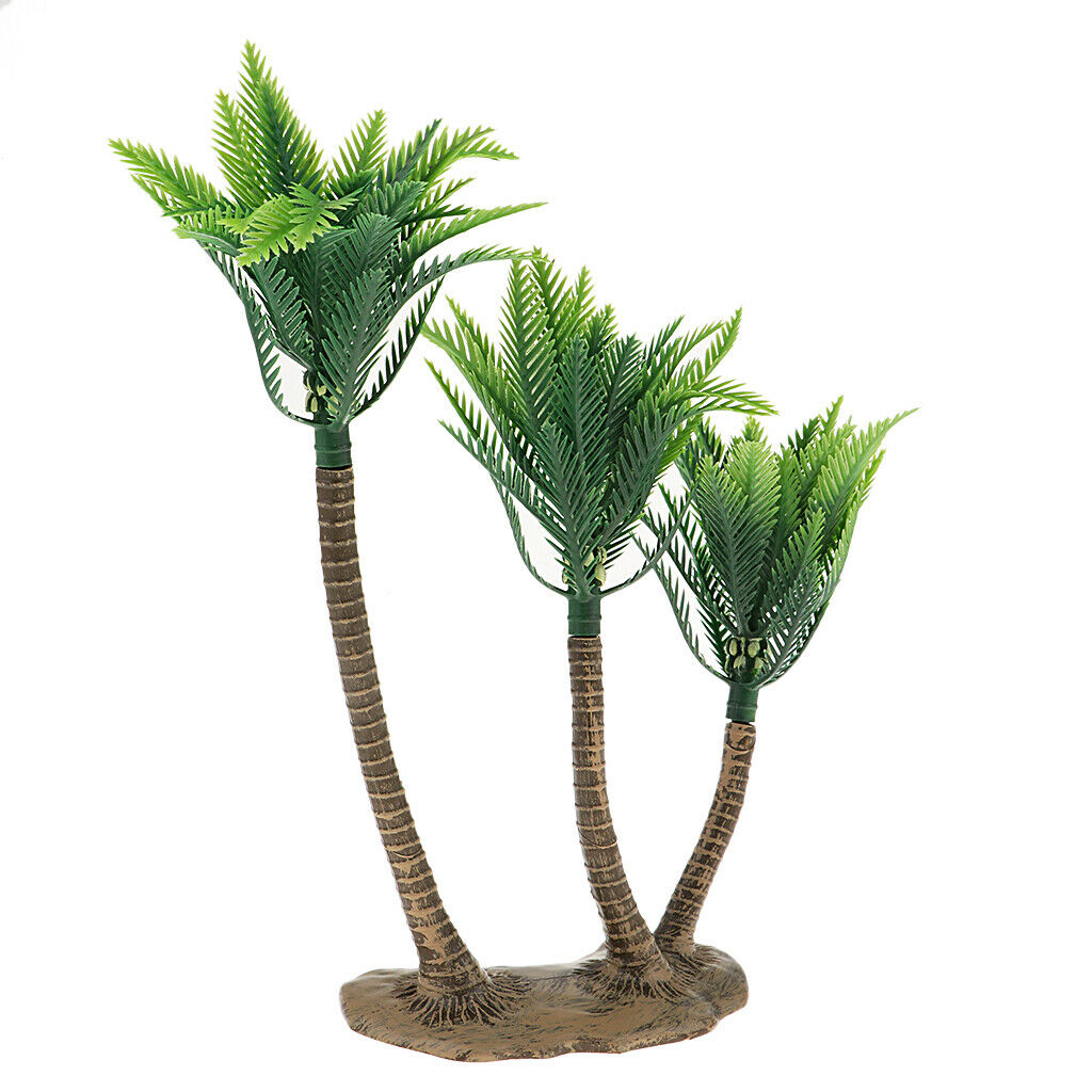 Mini Models Simulation Plastic Coconut Palm Tree Micro Landscape Accessory