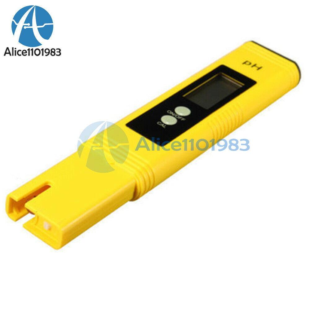 5Pcs Digital PH Meter Tester Aquarium Pool Water Urine Wine LCD Pen Monitor