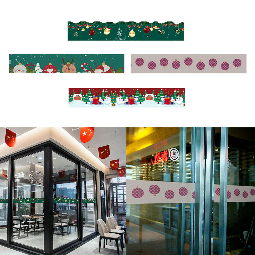 5m Merry Christmas Kitchen Bathroom PVC Tile Floor Waistline  Style01