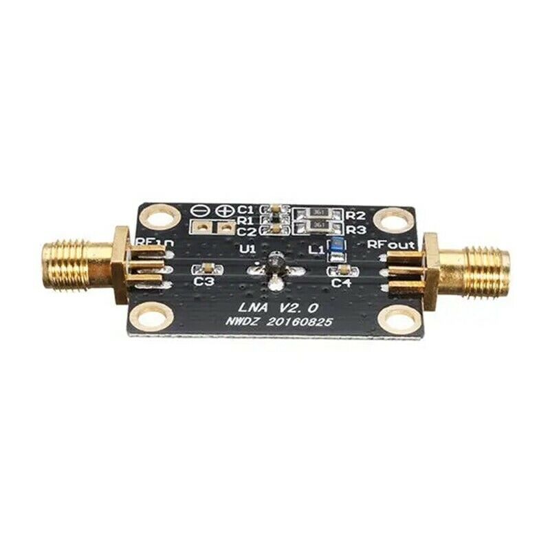 10K-2GHZ LNA Broadband RF Amplifier Gain 32DB@0.5G Signal Receiver FM HF VHF /K4