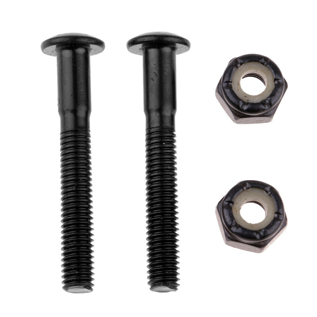 2X 8 Pieces Skateboard Longboard Mounting Bolts Screws Nuts Hardware Set 35mm