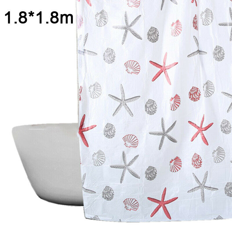 180cm Shower Curtain Partition Waterproof Mildew PEVA Curtain For BathroomP KX