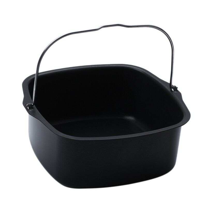 Air Fryer Electric Fryer Accessory Non-Stick Baking Dish Roasting Tin Tray ForB9