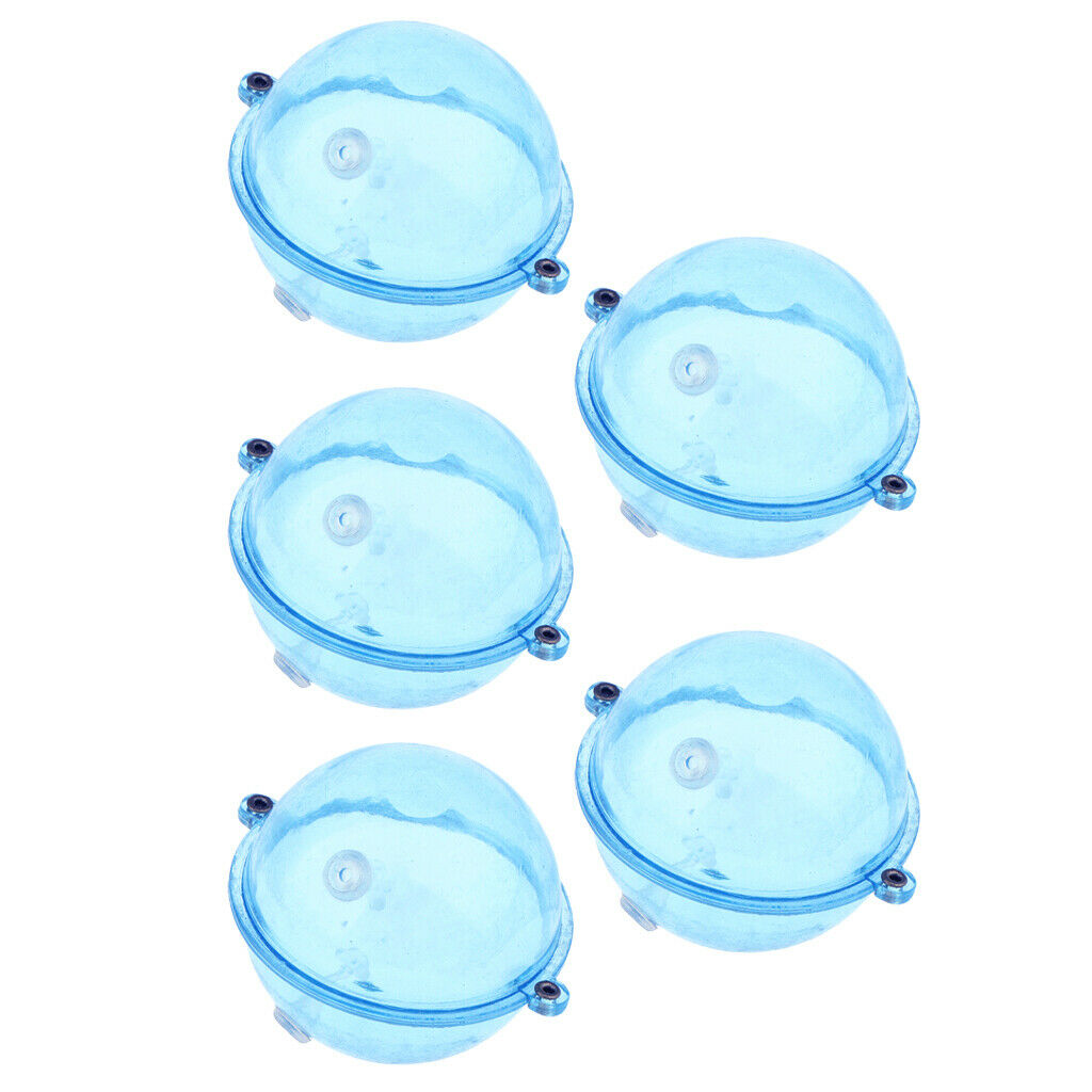 10Pcs ABS Plastic Water Ball Bubble Floats Indicator Sea Fishing Tackle Tool