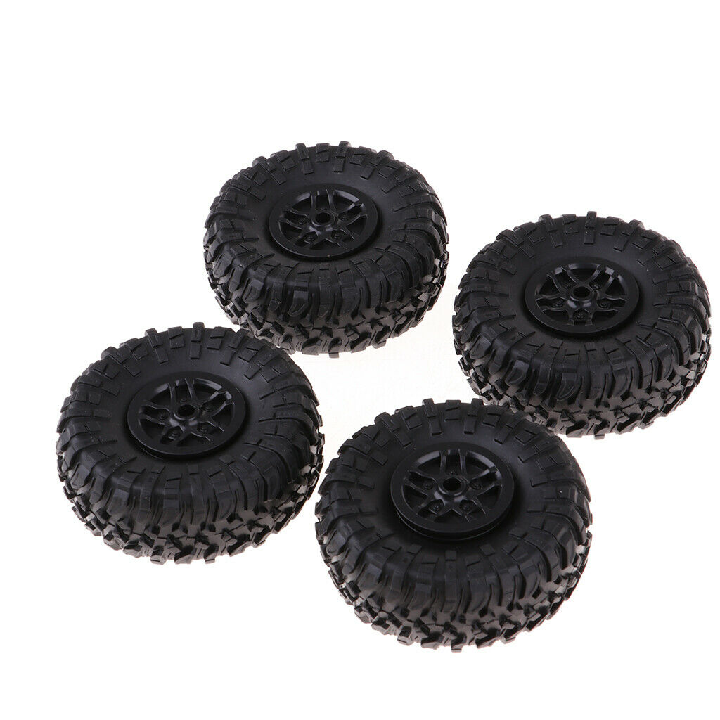 4Pcs 1/12 RC Tires And Wheels Upgrade Parts For  Truck D90