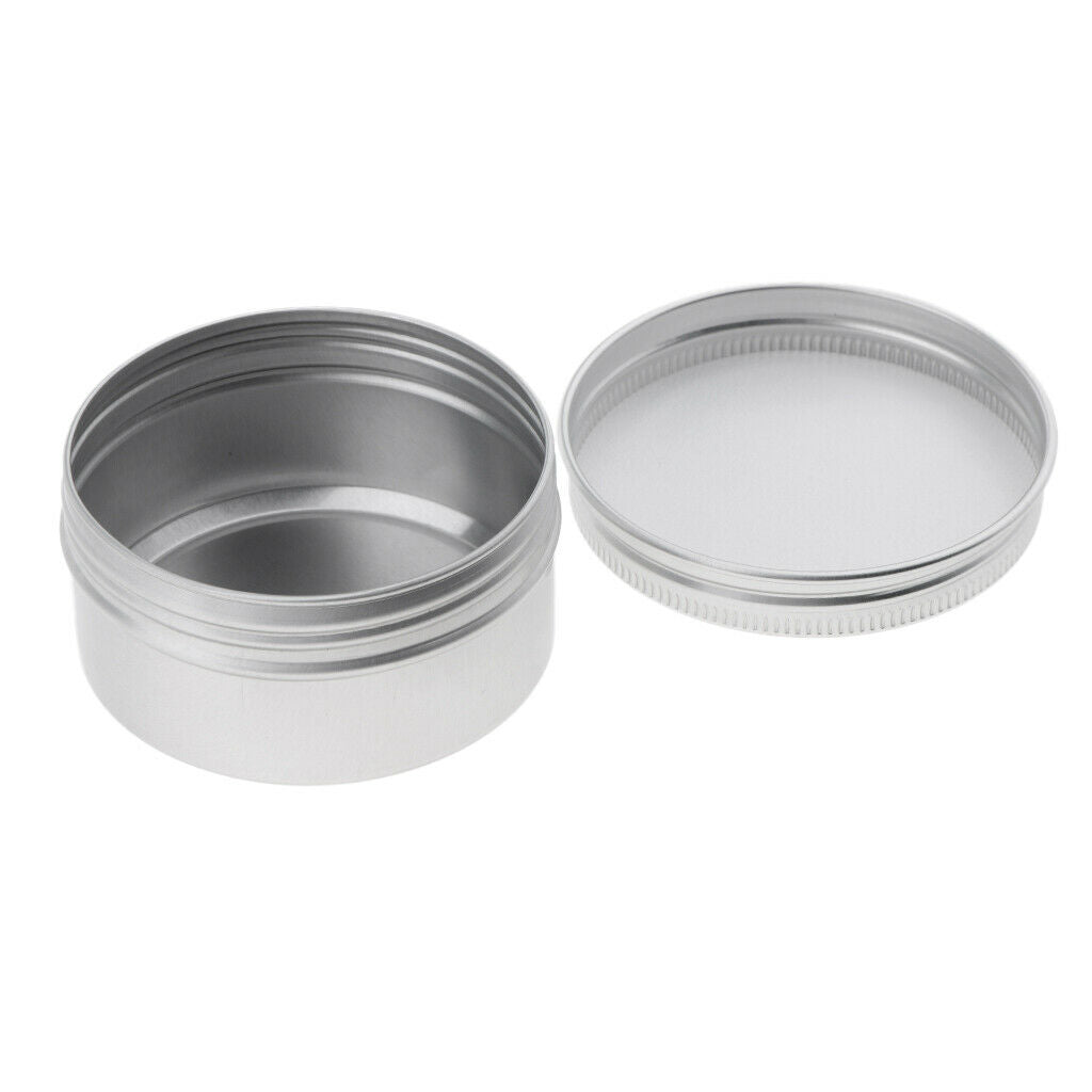 Multifunctional Round Aluminum Cans, 12pcs 30g And 10pcs 80ml for Lotion Storage