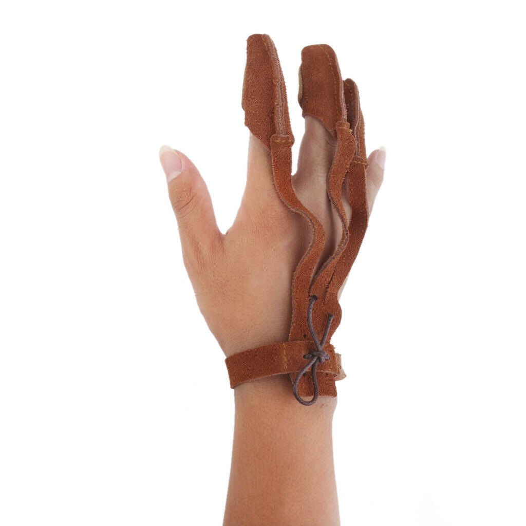 3 Finger Gloves Finger Protection Sports Accessory Shooting with Archero Comodo