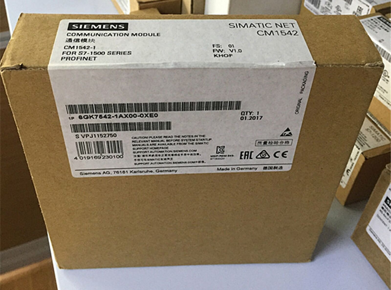 1pc NEW SIEMENS 6GK7542-1AX00-0XE0 Communication module in box