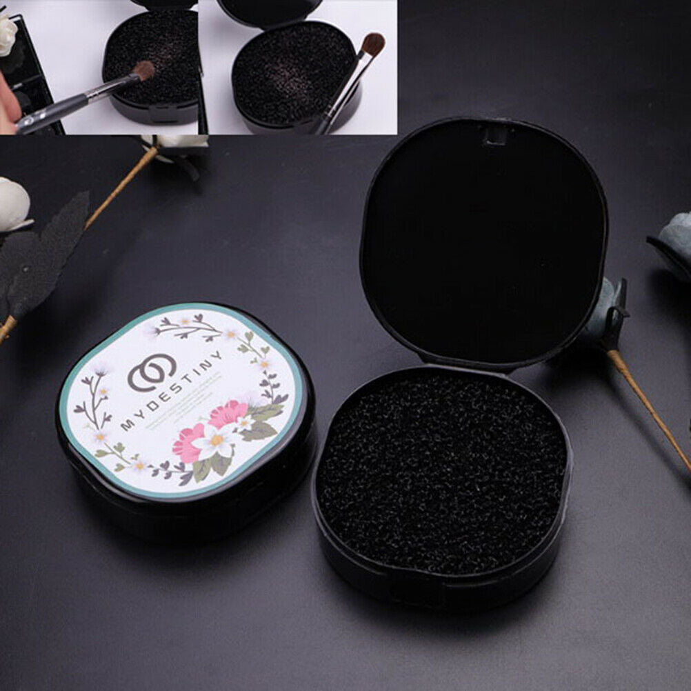 Black Makeup Brush Clean Eye Shadow Sponge Cleaner Make Up Brushes Tool B.l8