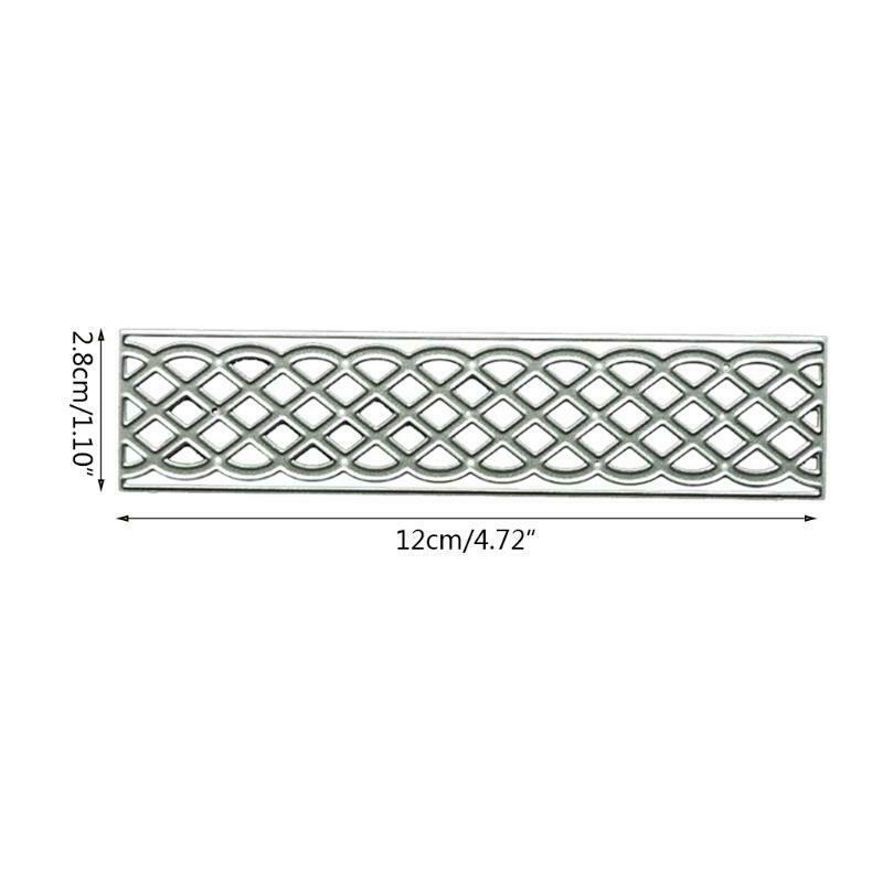 Exquisite Sector Grid Stencil Decorative Scrapbooking Birthday Card DieTemplate