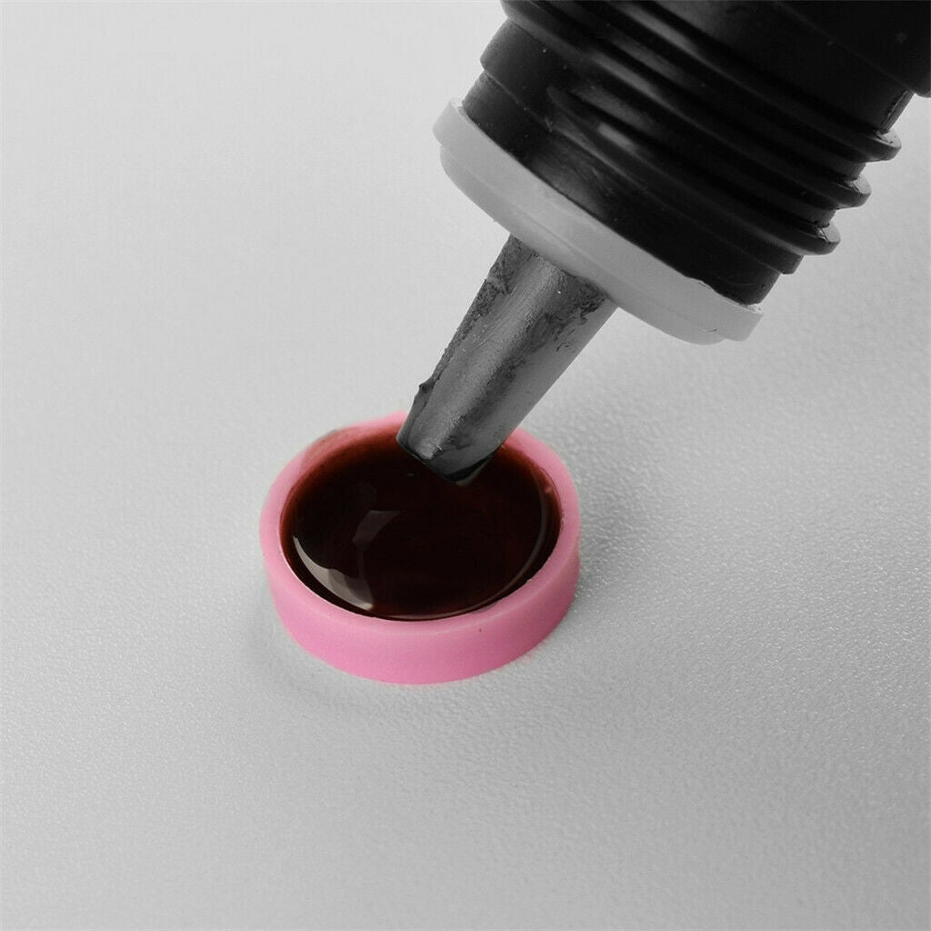 100x Disposable Glue Remover Delay Holder Permanent Makeup Ink Cups Caps 1cm