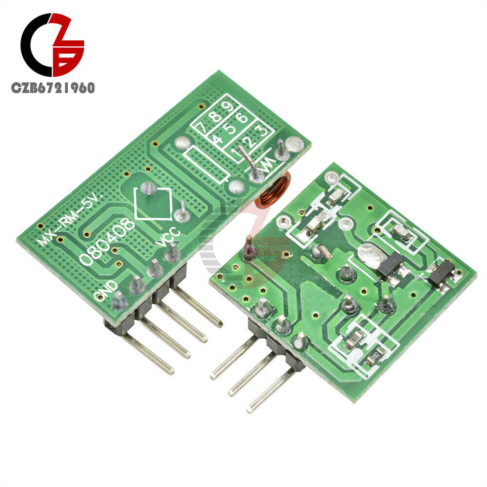 5Pcs 315Mhz RF transmitter and receiver link kit for Arduino/ARM/MCU WL
