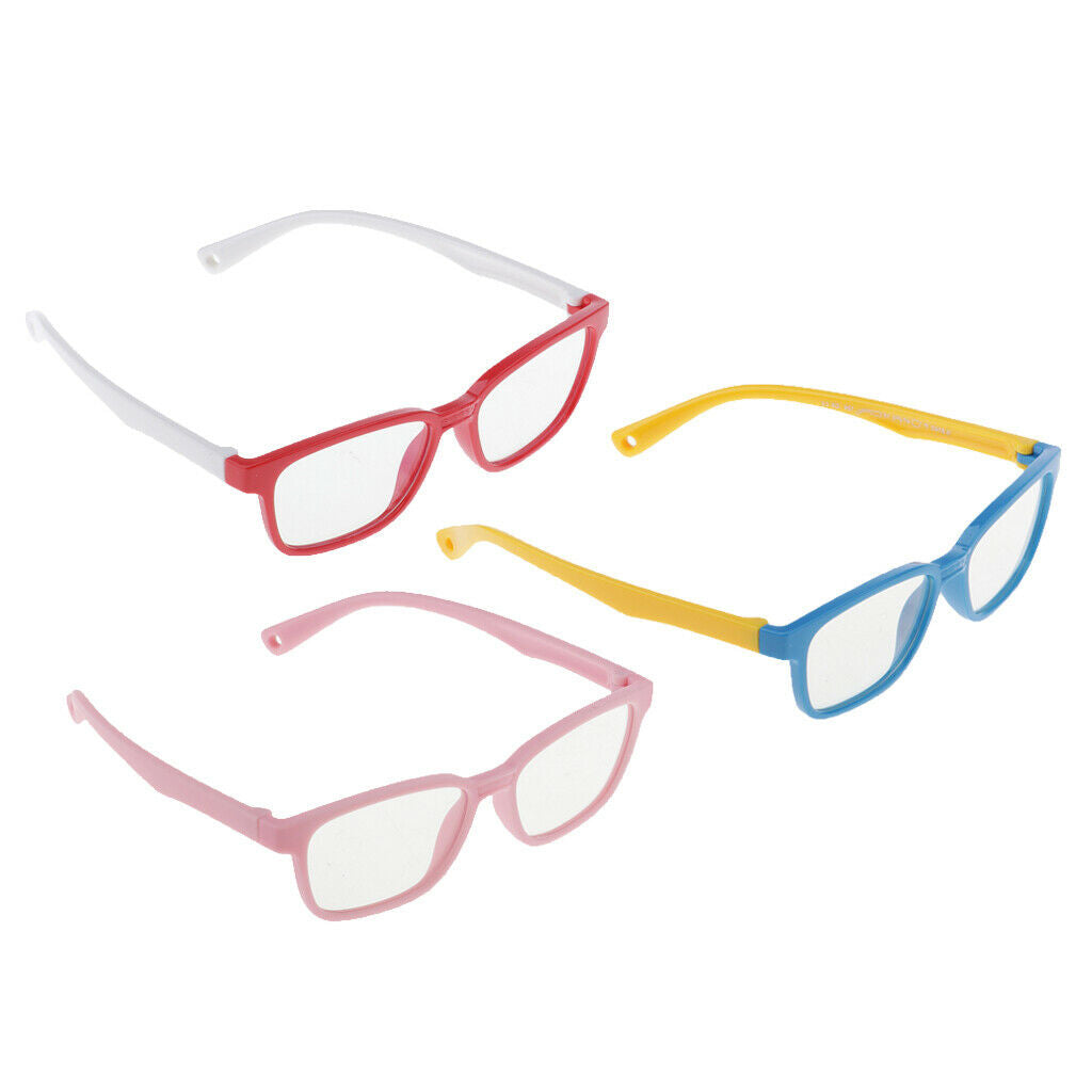 3x Soft Silicone Frame Anti Blue Computer Reading Digital Eye Glasses Gift
