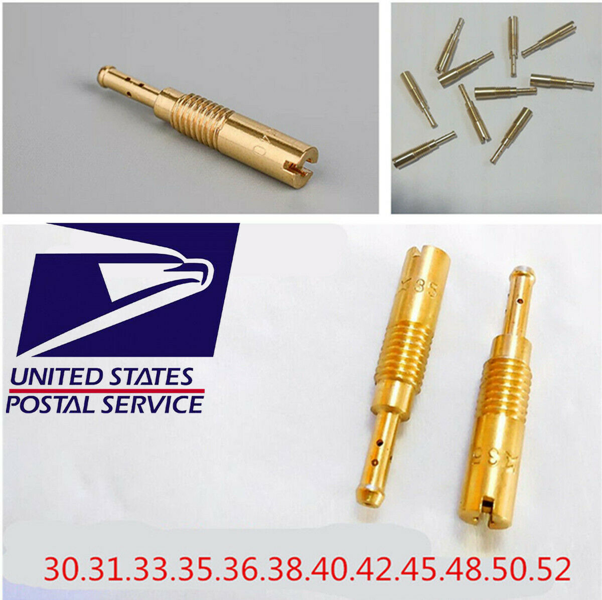 12pcs Copper Carburetor Pilot/Slow Jet