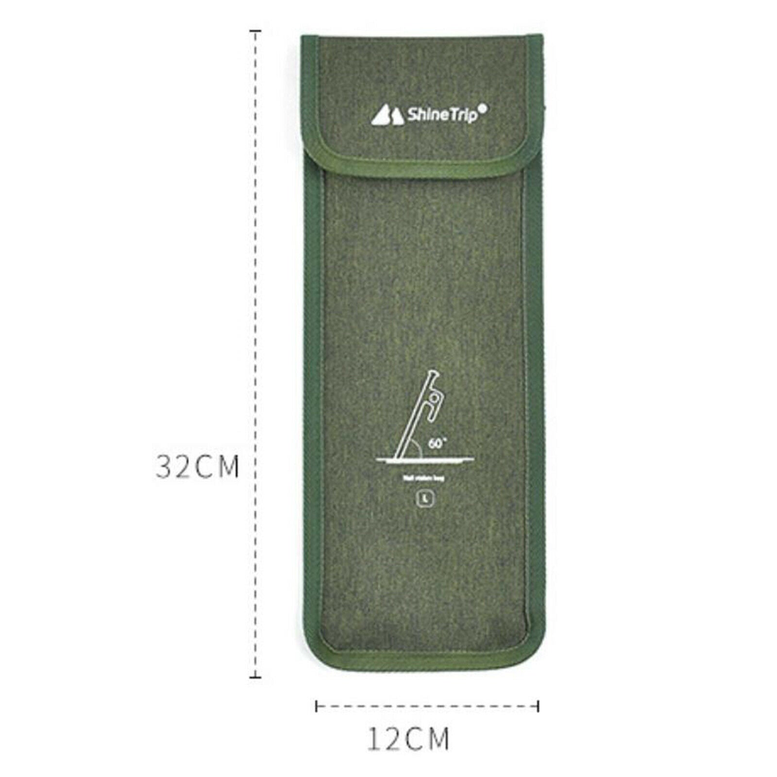 Outdoor Camping Tent Pegs Storage Bag Holder Case Tent Nail Stakes Pouch