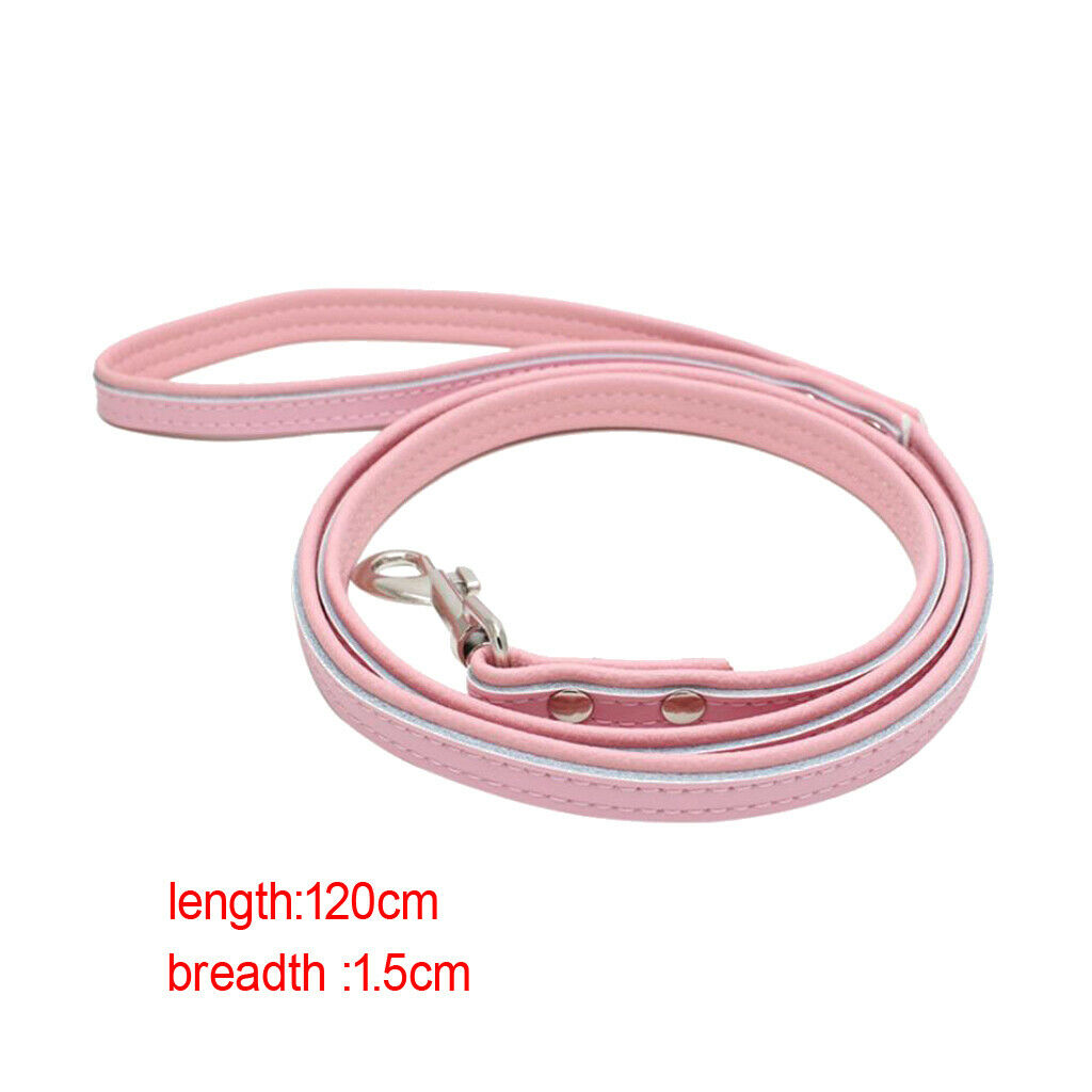 Pet Dog Leash Traction Rope Dog Walking Leash Training Harness Pink