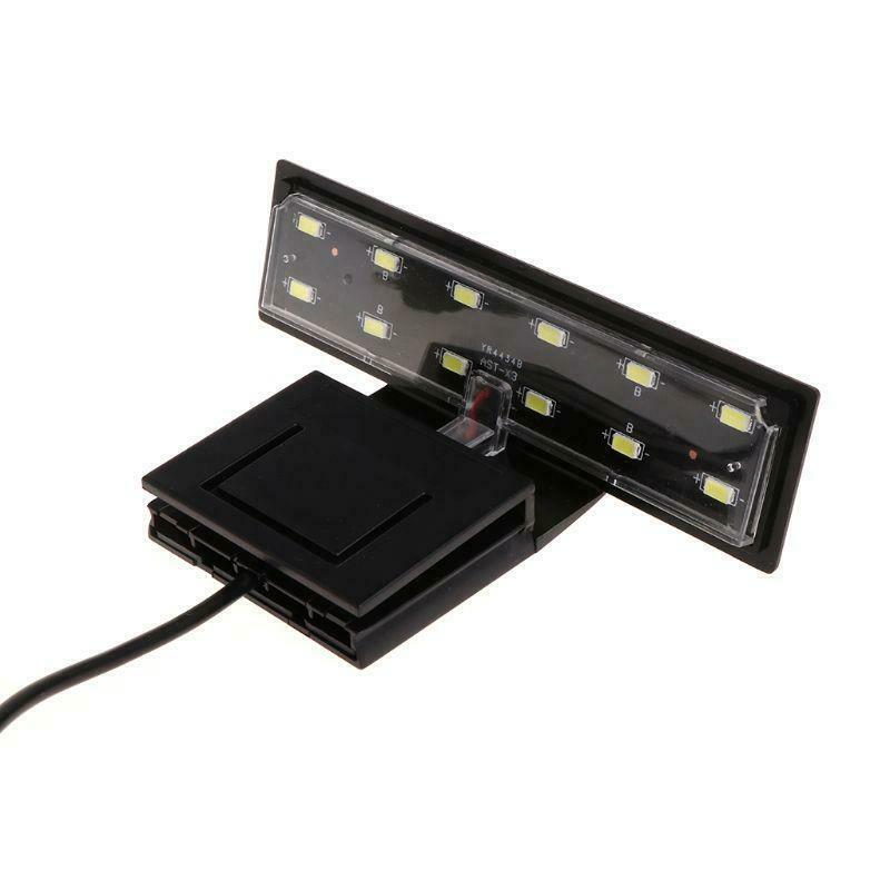 12 LED Aquarium Fish Tank Clamp Clip Water Plant Grow White Color Lighting EU