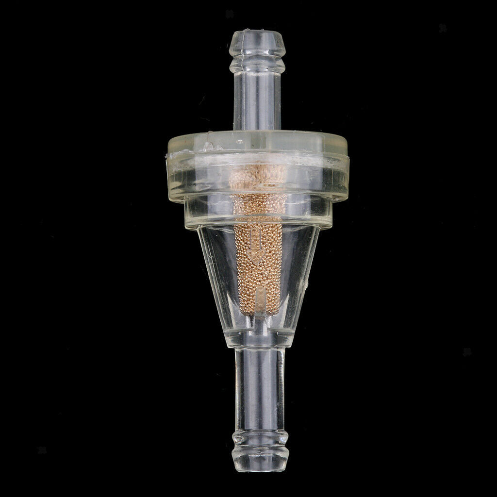 Universal Petrol Inline Fuel Filter Motorcycle Part For 6mm And 8mm Pipes