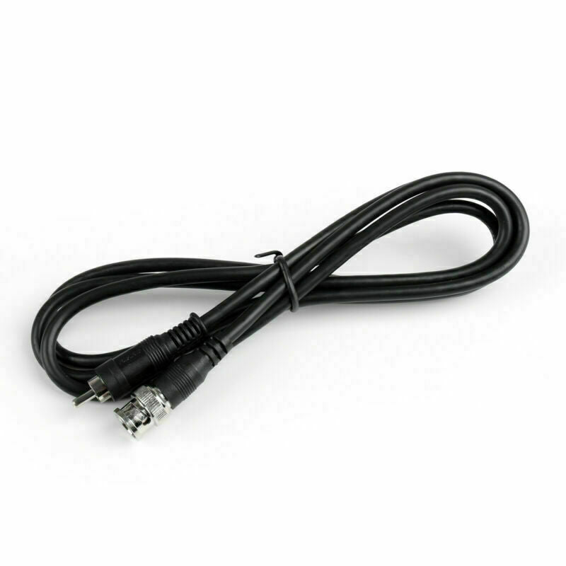 10x BNC Male to RCA Male 75ohm Audio Video Lead Coax Cable For Camera 1.5M  AT2