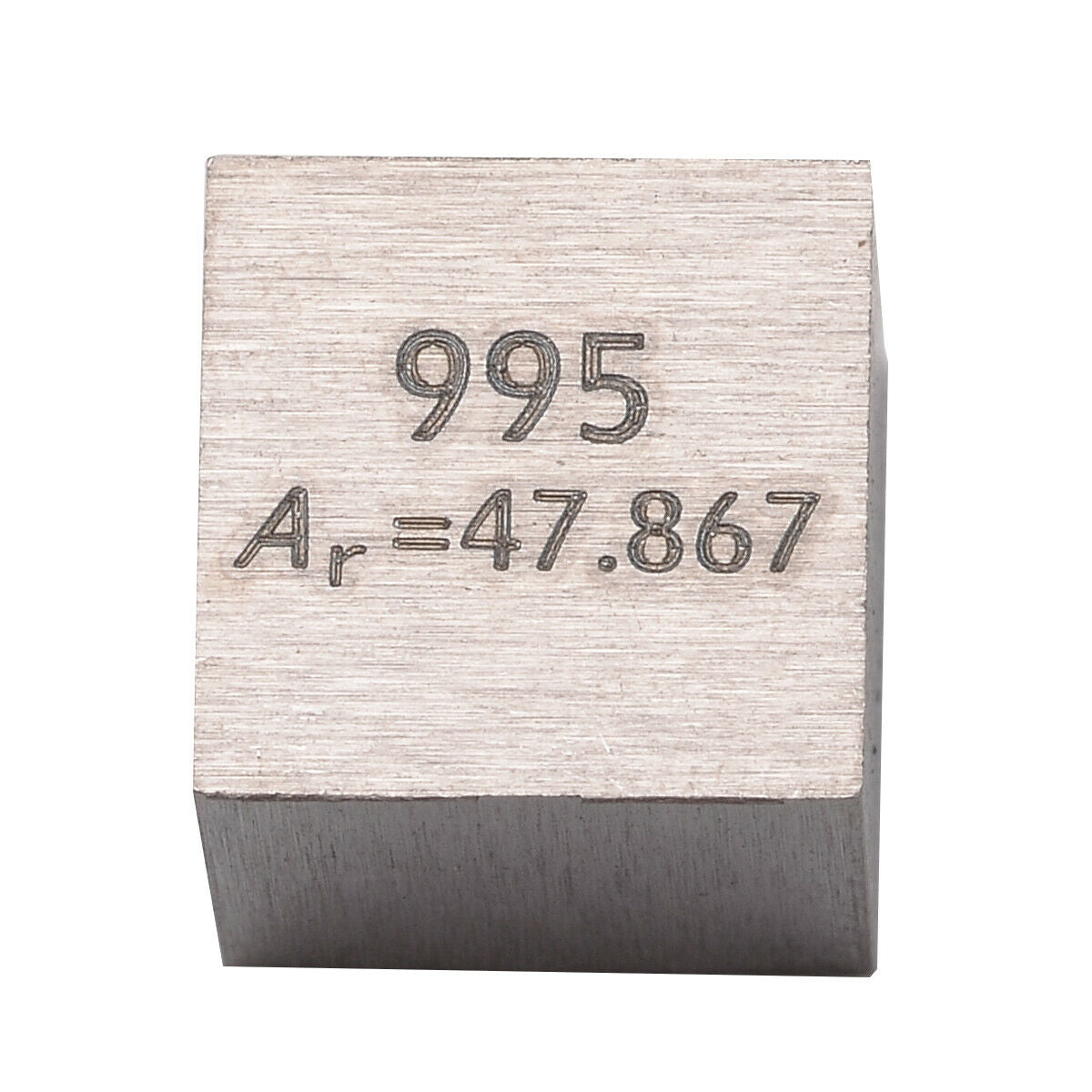 High Purity Titanium Metal 10mm Density Cube 99.95% Pure for Element Collection