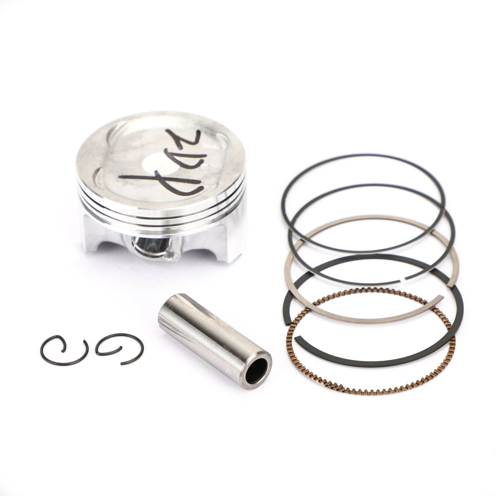 Piston Kit & Rings Set +1.00 58.00mm Fit for Yamaha YZF-R15 FZ 150 155cc 11-18