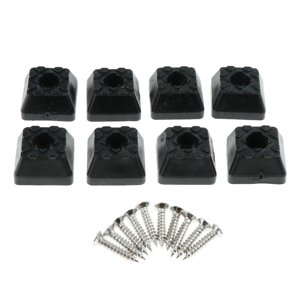 8Pieces Anti-skid Furniture Pads Chair Table Cabinet Rubber Bumper Feet Pads