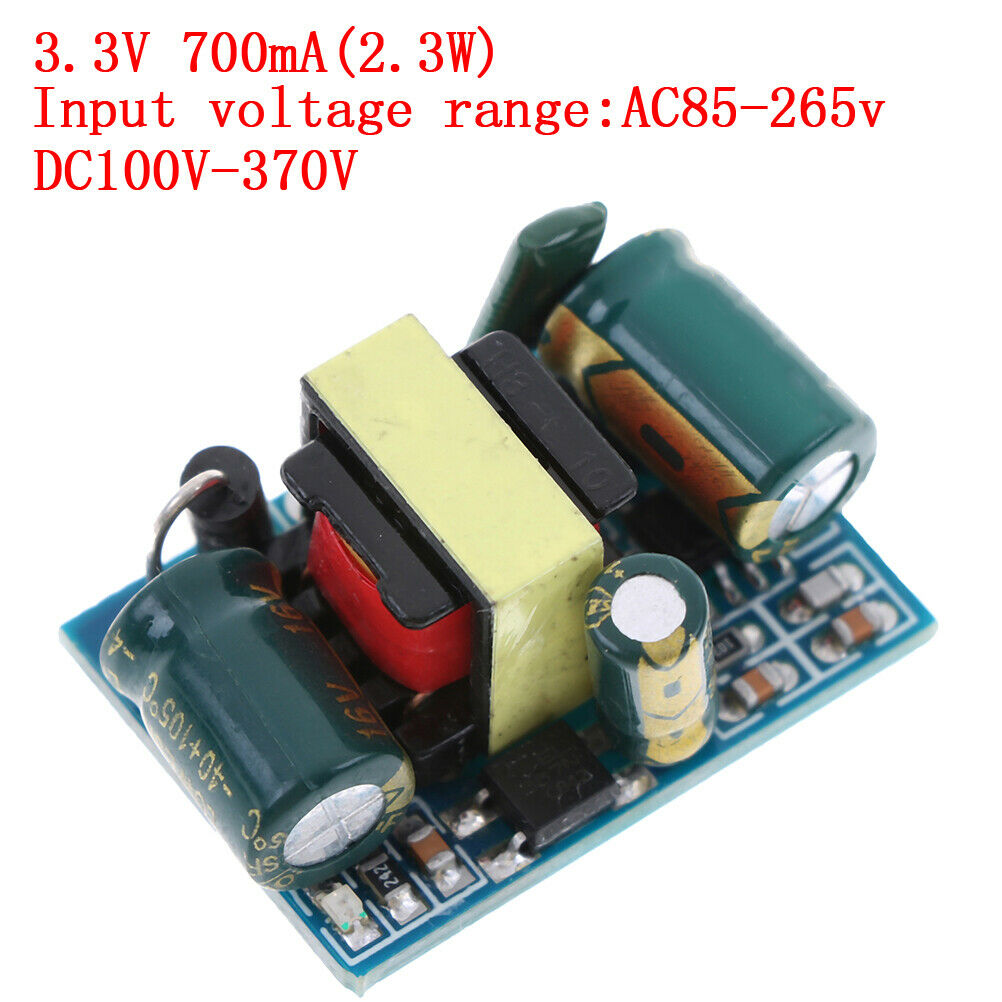 110V/220V to 3.3V 700mA 2.3W AC-DC power supply converter step down mod .l8