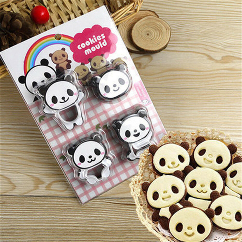 Panda Cookies Mold Sandwich Cutter Biscuit Bread Cake Mold Pastry Sugarcr.l8