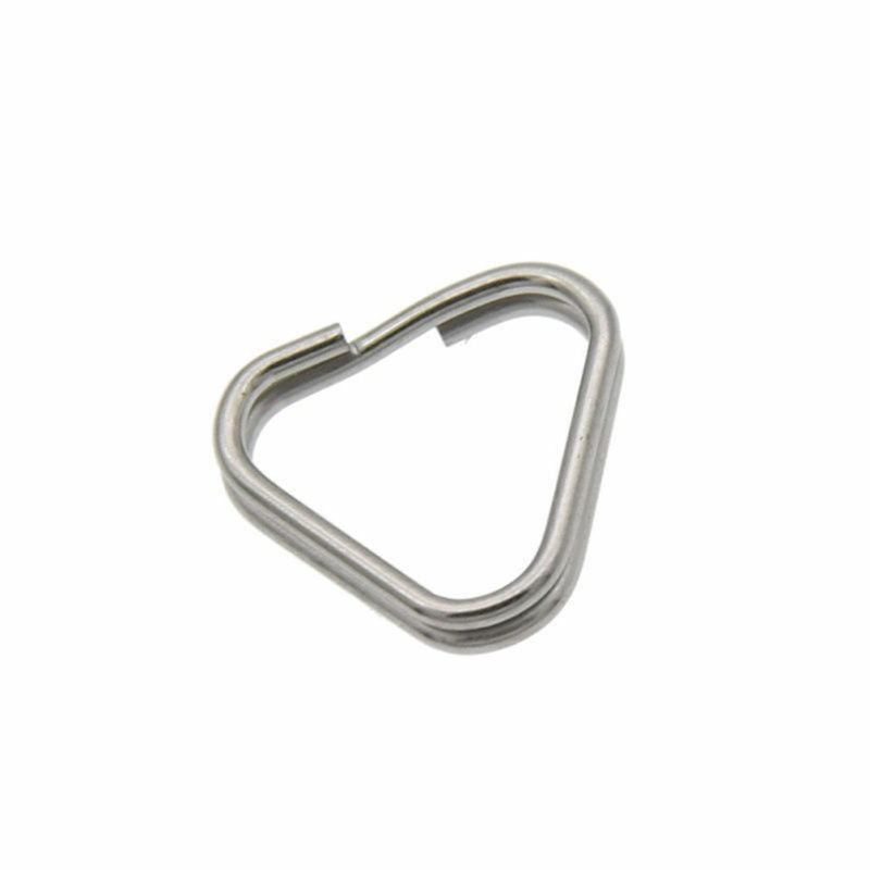 10pcs Metal Triangle Rings Split Digital Camera Strap Hook Replacement Parts