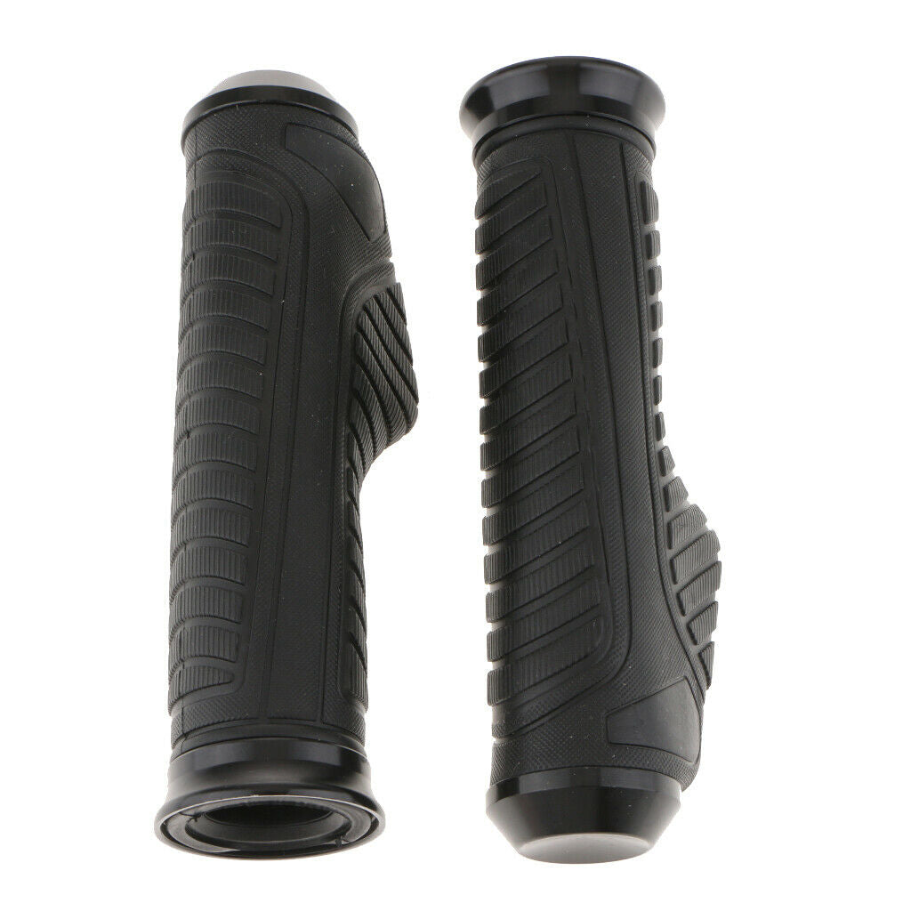 7/8'' 22mm Universal Motorcycle Handlebar Nonslip Hand Grips Black