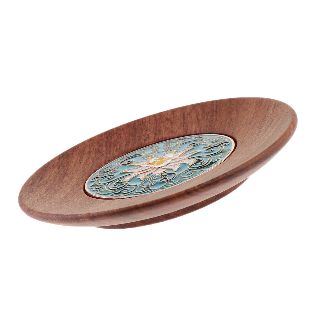 2 Pieces Wood Drink Coaster Mat Coffee Mug Place Mat Tea Cup Coaster Saucer