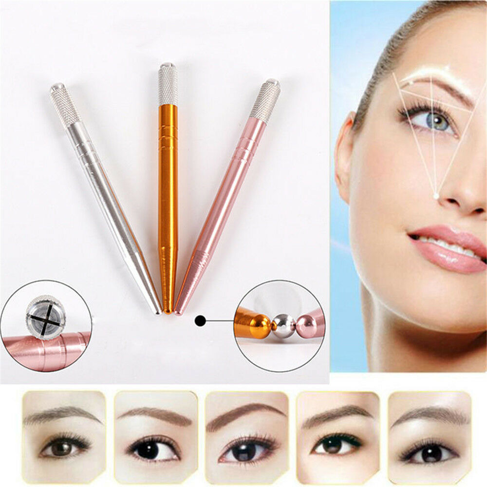 1* Eyebrow Tattoo Manual Pen Permanent Microblading Tattoo Machine Tools Makeup~
