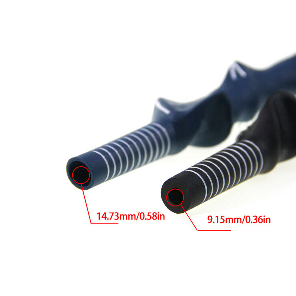 Golf Grip Hand Position Corrector Guide Training Aid Black White 9.15mm